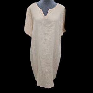 Emery Rose Beige Relaxed Fit Tunic Size XL